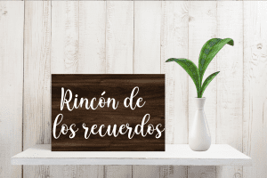 Cartel de Rincón-Madera-Recuerdos