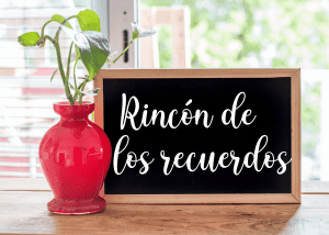 Cartel de Rincón-Pizarra-Recuerdos