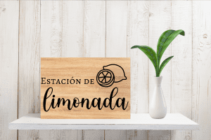 Cartel de Rincón-Madera-Limonada