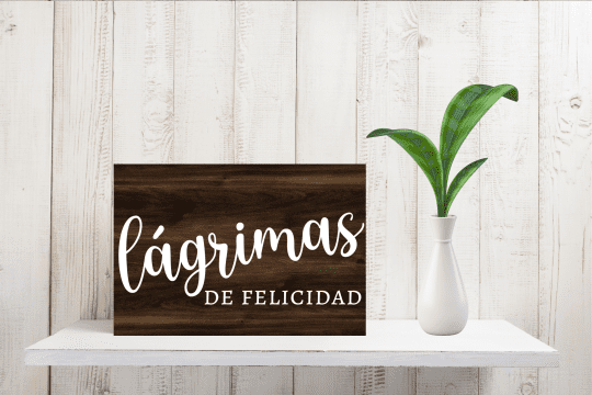Rincones decorativos -Madera-Lágrimas