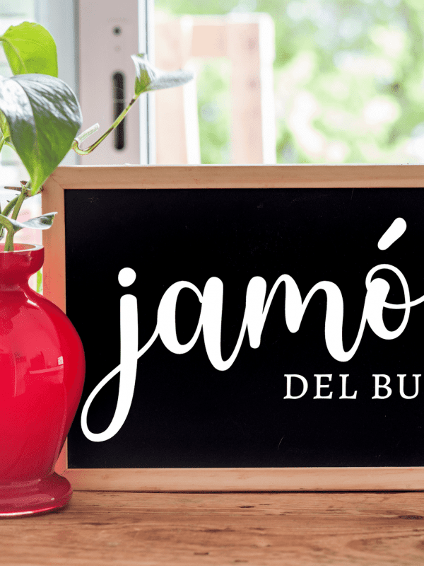 rincón pizarra-jamón