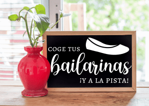 Cartel de Rincón-Pizarra-Bailarinas