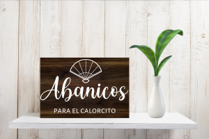 Cartel de Rincón-Madera-Abanicos