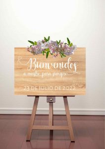 Carteles de madera cover nuestro siempre