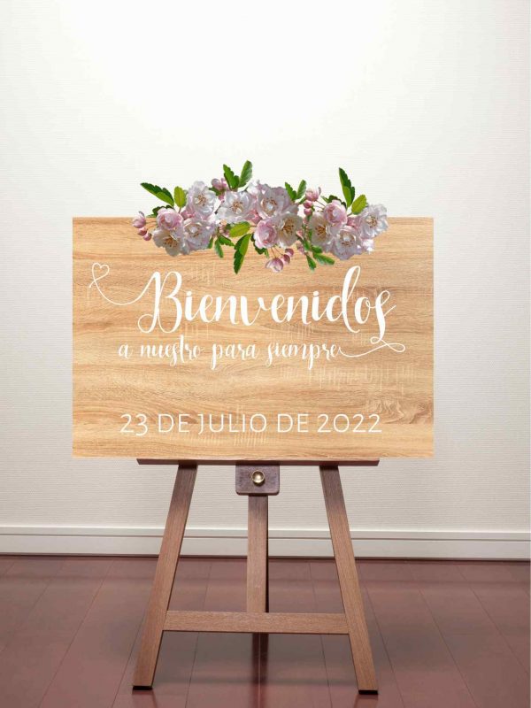 Carteles de madera cover nuestro siempre