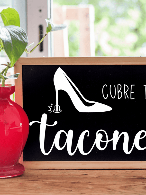 Cartel de Rincón-Pizarra-Cubre Tacones
