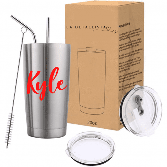 vaso de viaje 550ml plata