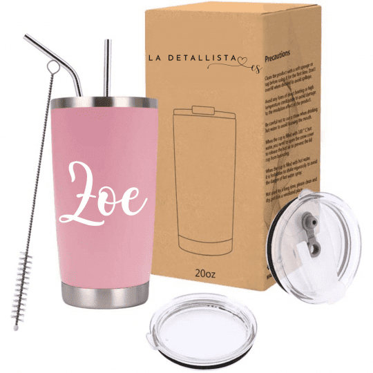 vaso de viaje 550ml rosa