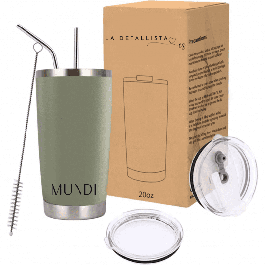 vaso de viaje 550ml verde militar